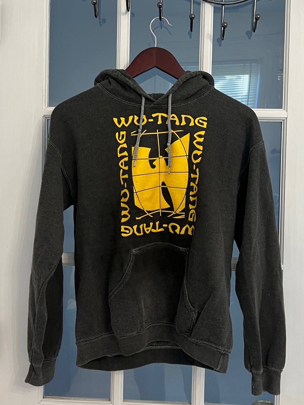 WUTANG Unisex Black Pullover Hoodie Size S